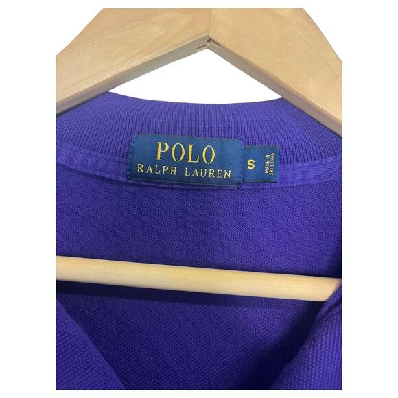 Polo Ralph Lauren Polo Shirt Mens Small Purple Classic Fit Pony Logo Preppy - Picture 7 of 16